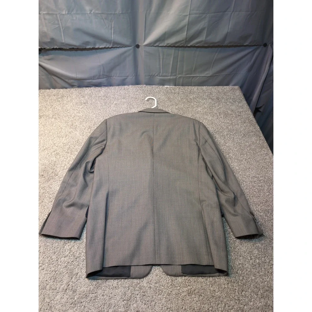 CANALI Men's Blazer 100% Pure Wool Made in Italy‎ Gray Suit Jacket